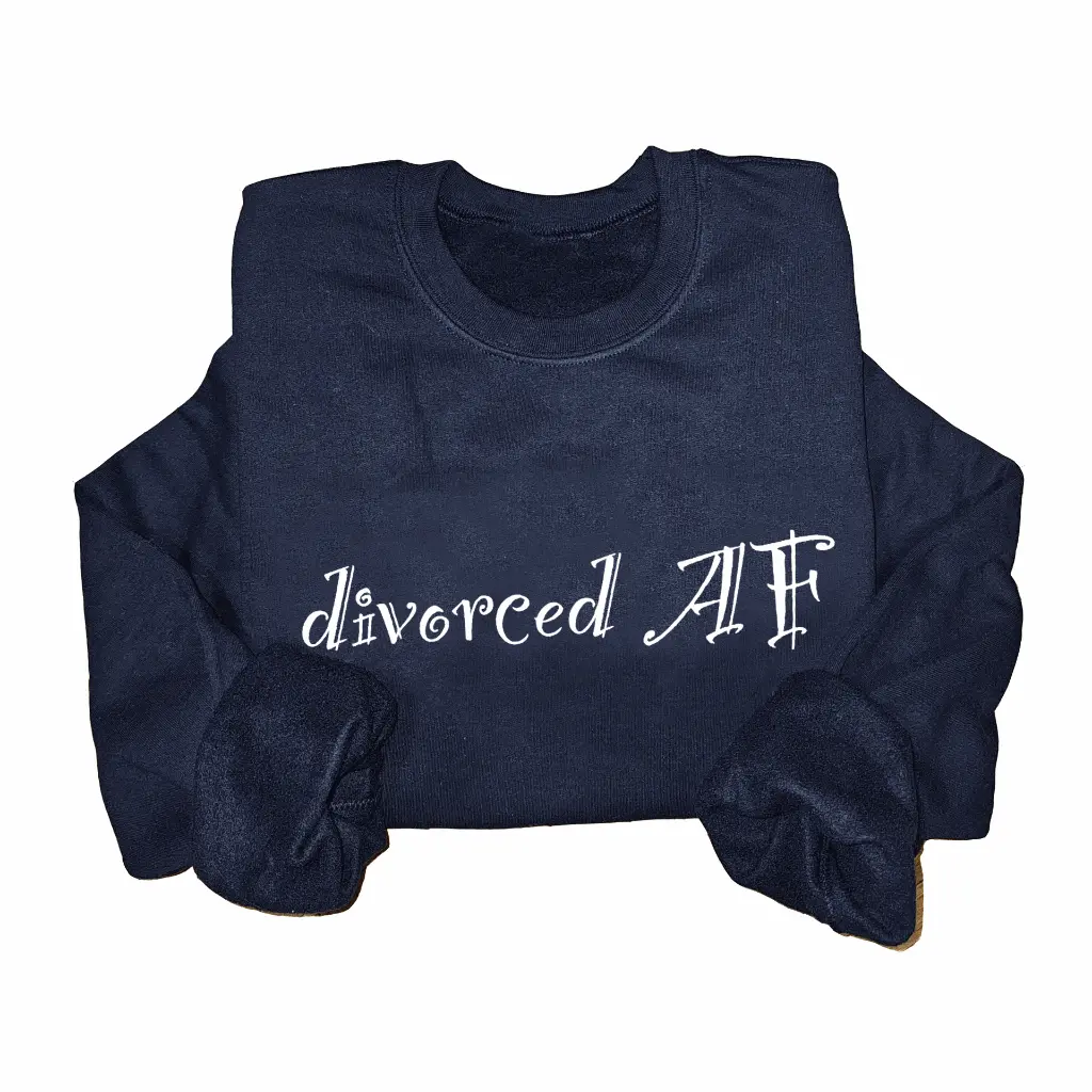 Embossed Divorced Sweatshirt