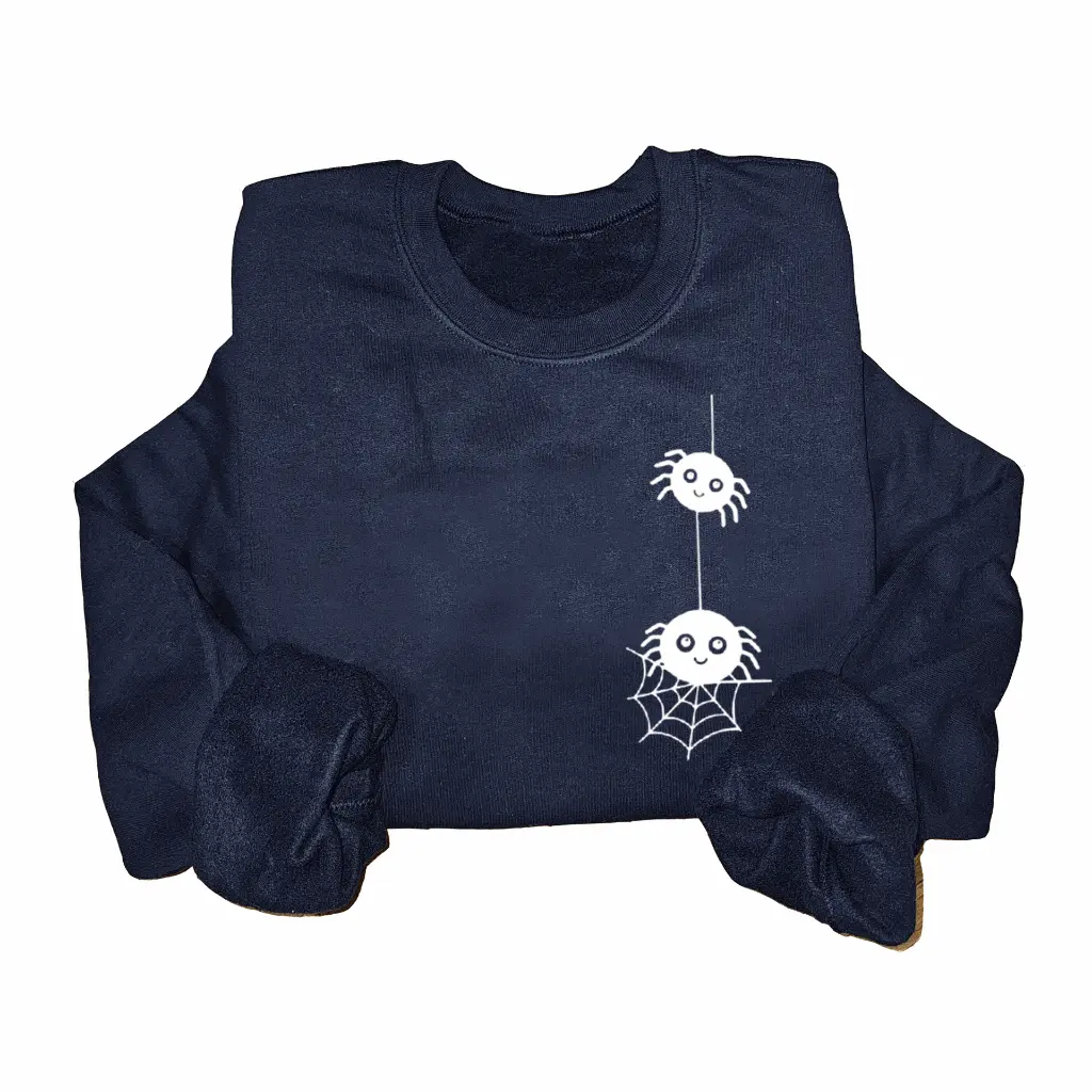 Embossed Spiders Sweatshirt