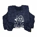 Embossed Autumn Cat Sweatshirt