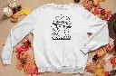 Embossed Autumn Cat Sweatshirt