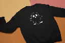 Embossed Spooky Ghost Sweatshirt
