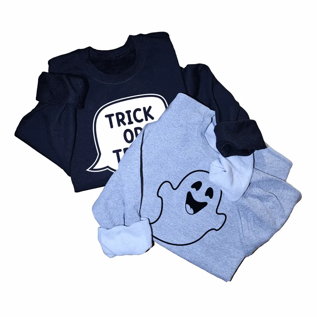 Embossed Halloween Sweatshirt