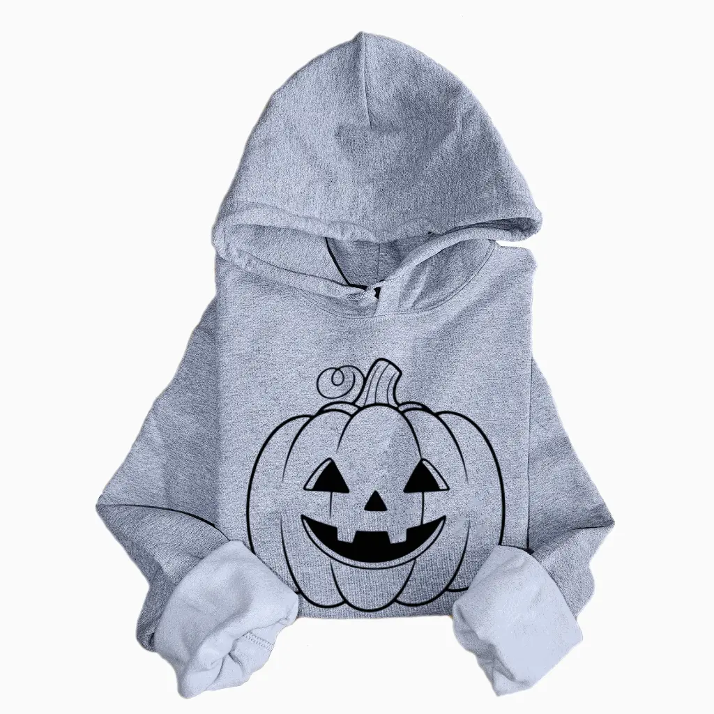 Embossed Pumpkin Hoodie