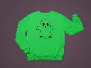 Embossed Spooky Ghost Sweatshirt
