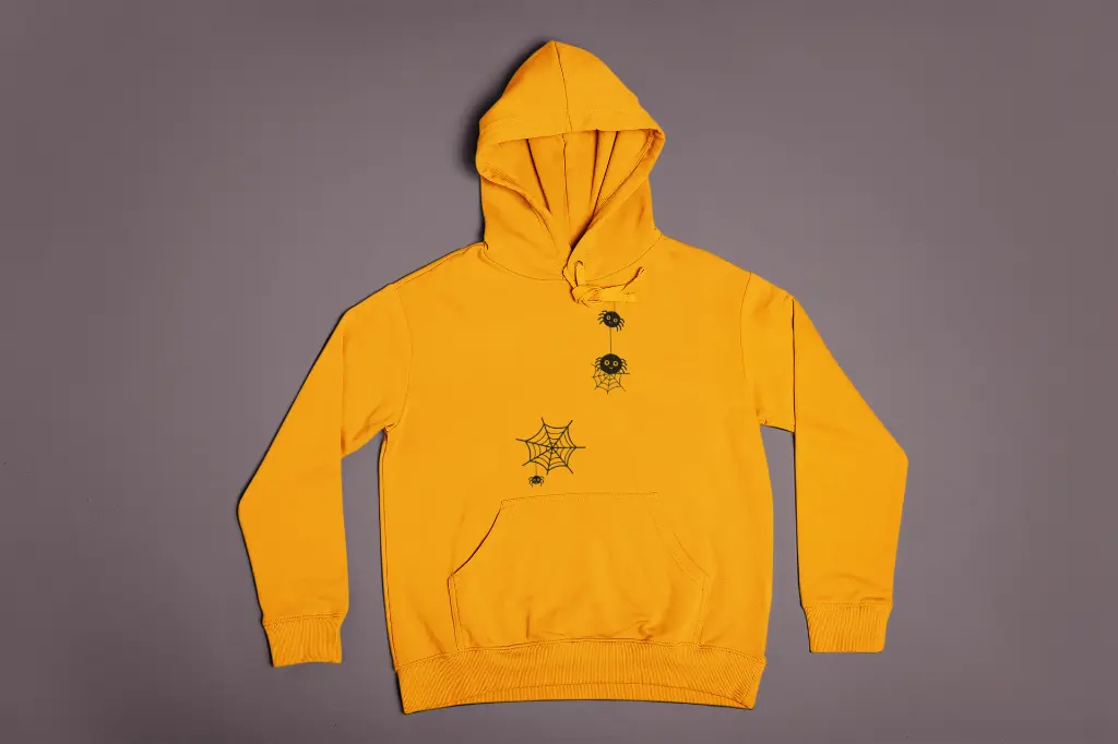 Embossed Spiders Hoodie