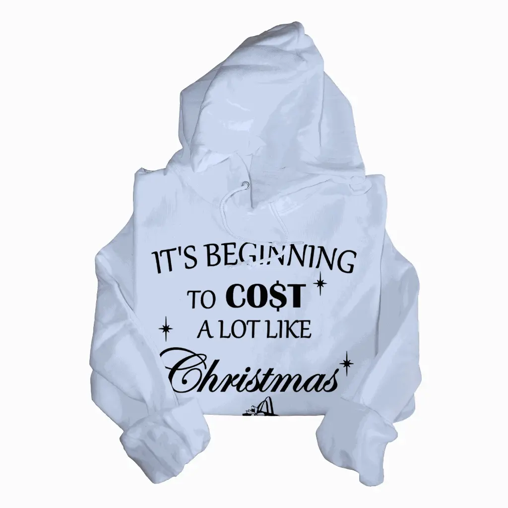Embossed Cost like a Christmas Hoodie