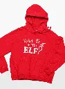 Embossed What the Elf Hoodie