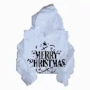 Embossed Merry Christmas Hoodie
