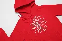 Embossed Snowflake Hoodie