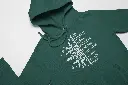 Embossed Snowflake Hoodie