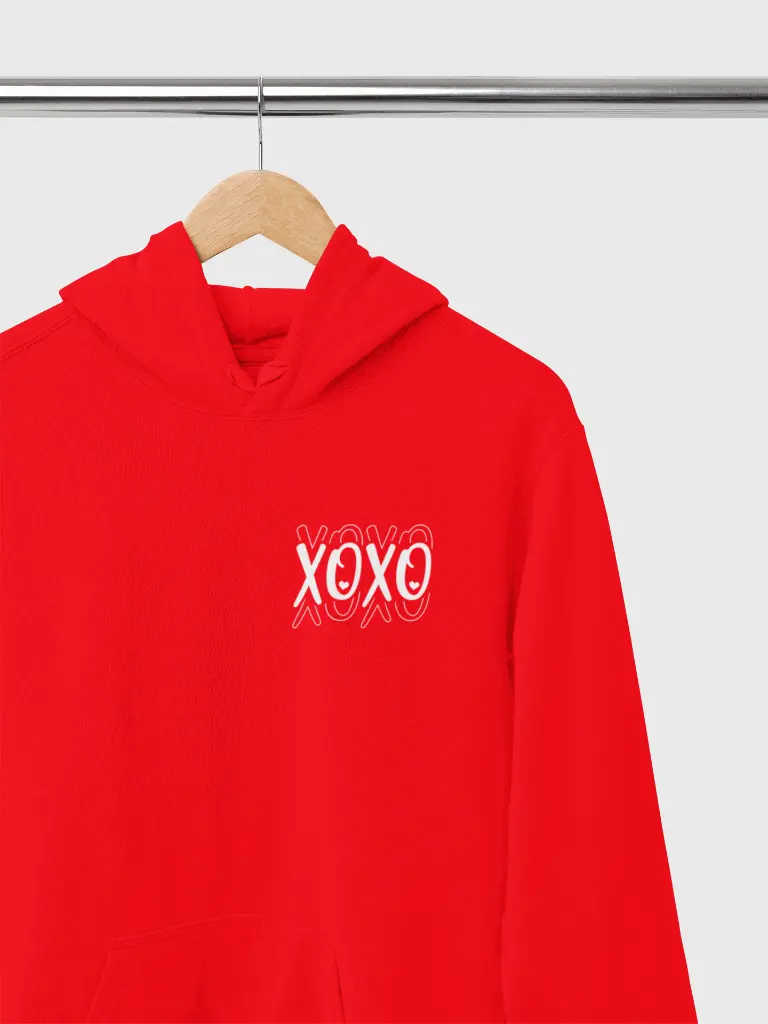 XOXO - Embossed Valentines Hoodie