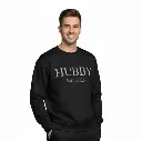 Personalized Embossed HUBBY Sweatshirt Contrast