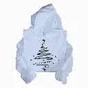 Embossed Christmas Tree Hoodie