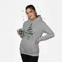 Embossed Christmas Tree Hoodie