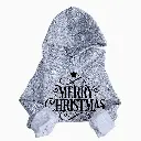 Embossed Merry Christmas Hoodie