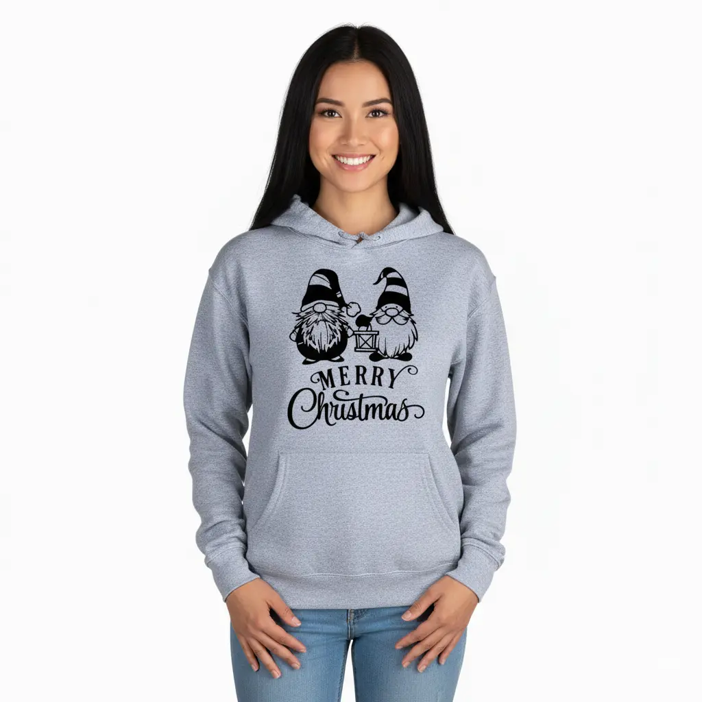 Embossed Gnomes Hoodie