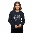 Embossed Santa let me explain Sweatshirt
