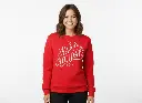 Embossed Happy Holidays Sweatshirt