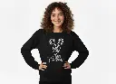 Embossed Candy Cane Sweatshirt