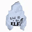 Embossed What the Elf Hoodie