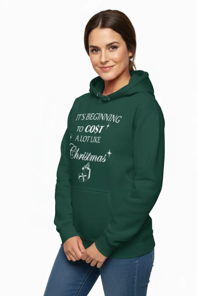 Embossed Cost like a Christmas Hoodie