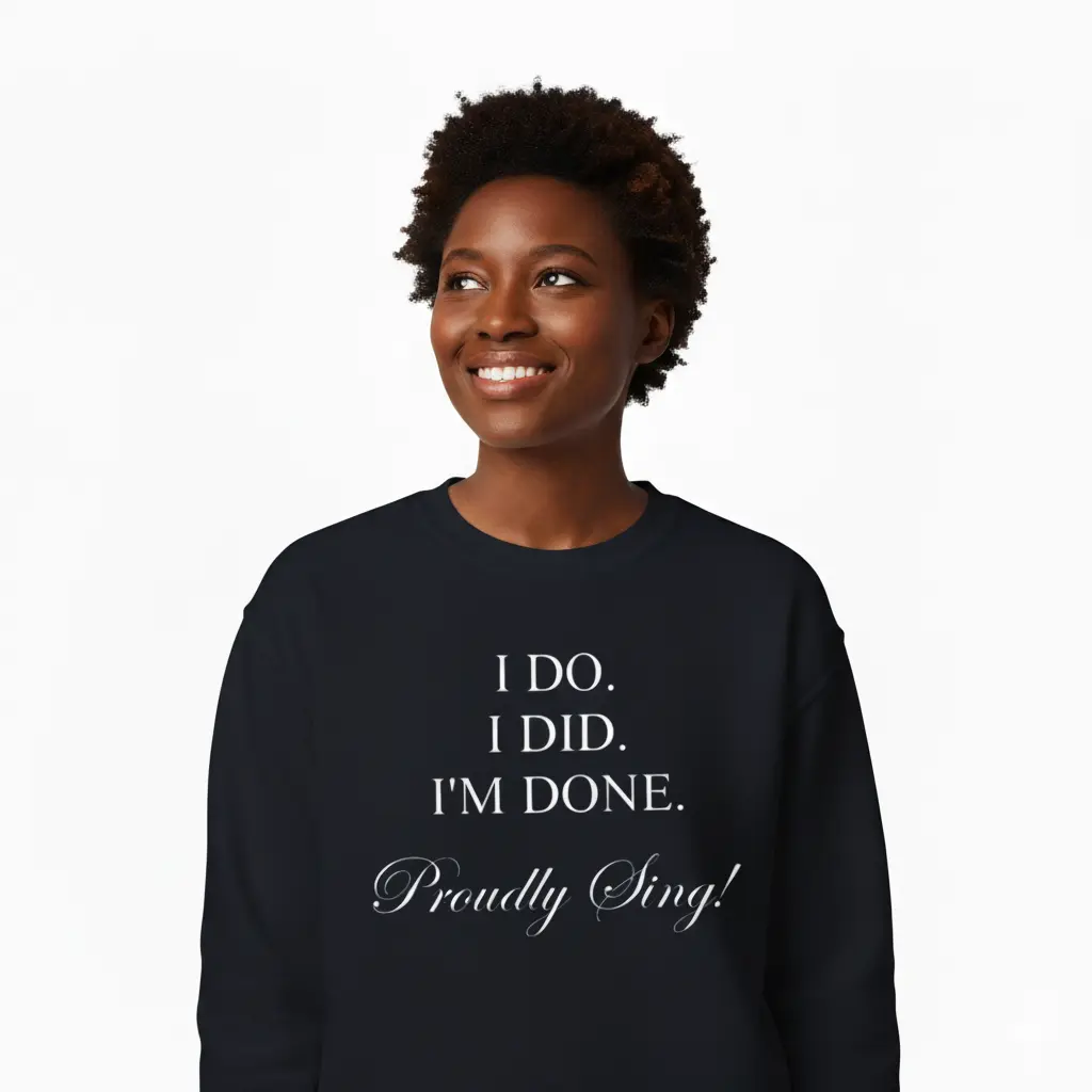 Embossed Divorced Sweatshirt