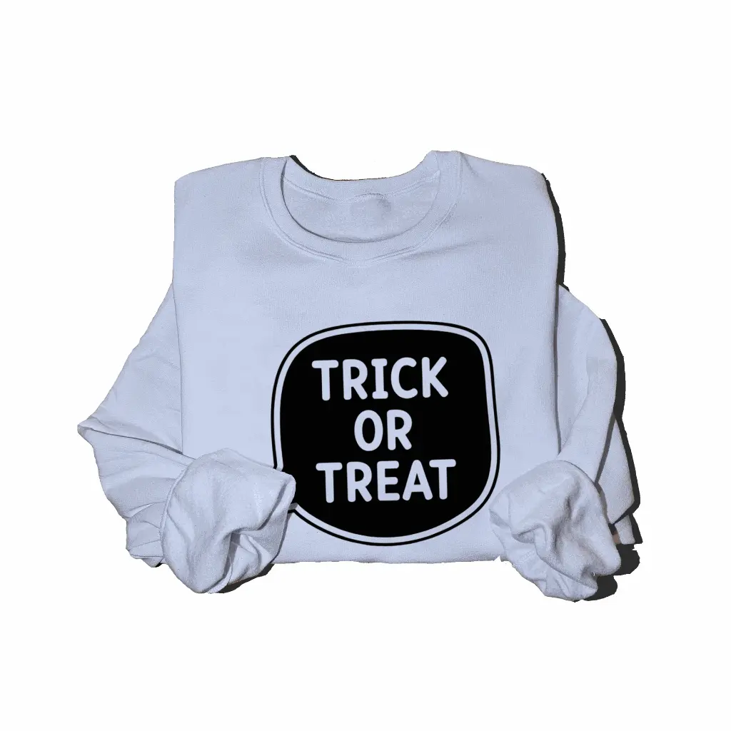 Embossed Trick or Treat Sweatshirt