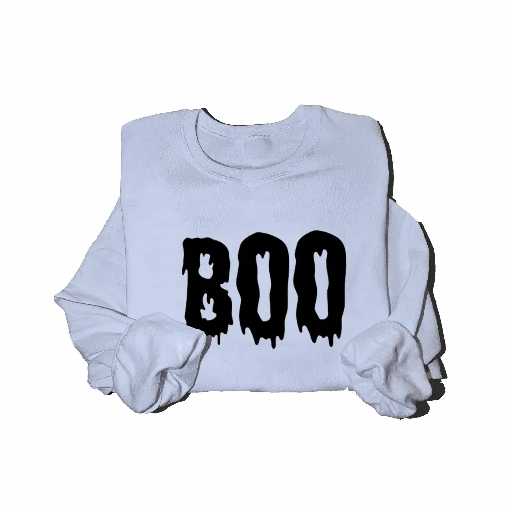 Embossed Boo Sweatshirt