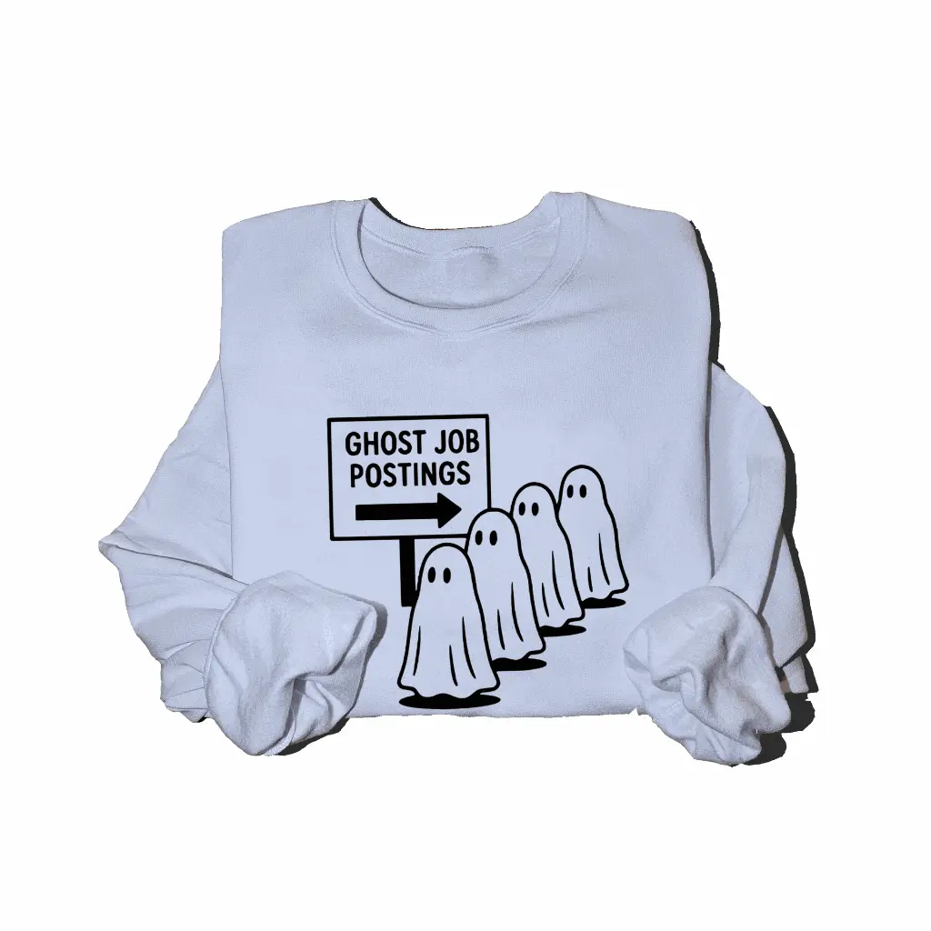 Embossed Ghost Job Posting Sweatshirt