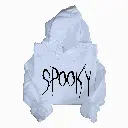 Embossed Spooky Hoodie