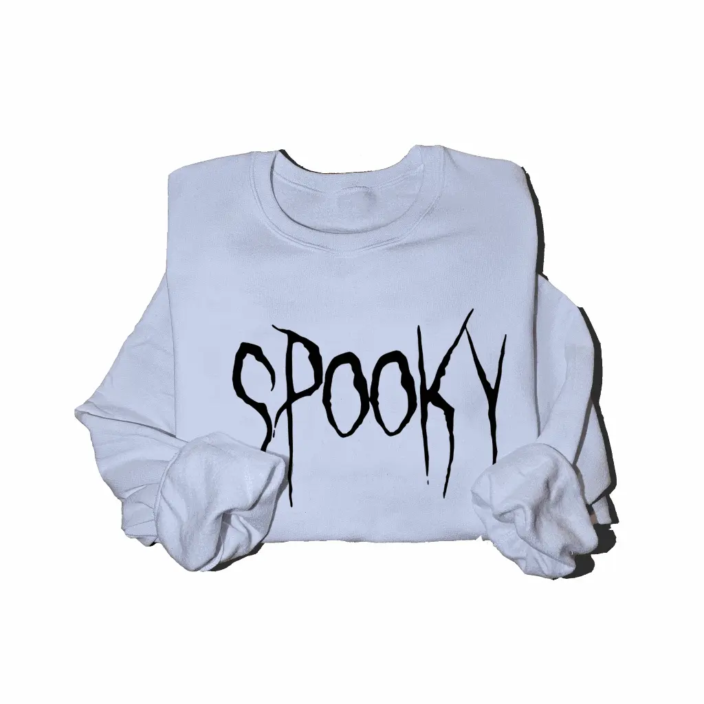 Embossed Spooky Sweatshirt