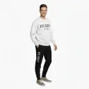 Personalized Embossed Puff HUBBY Sweatshirt & Joggers Set Contrast