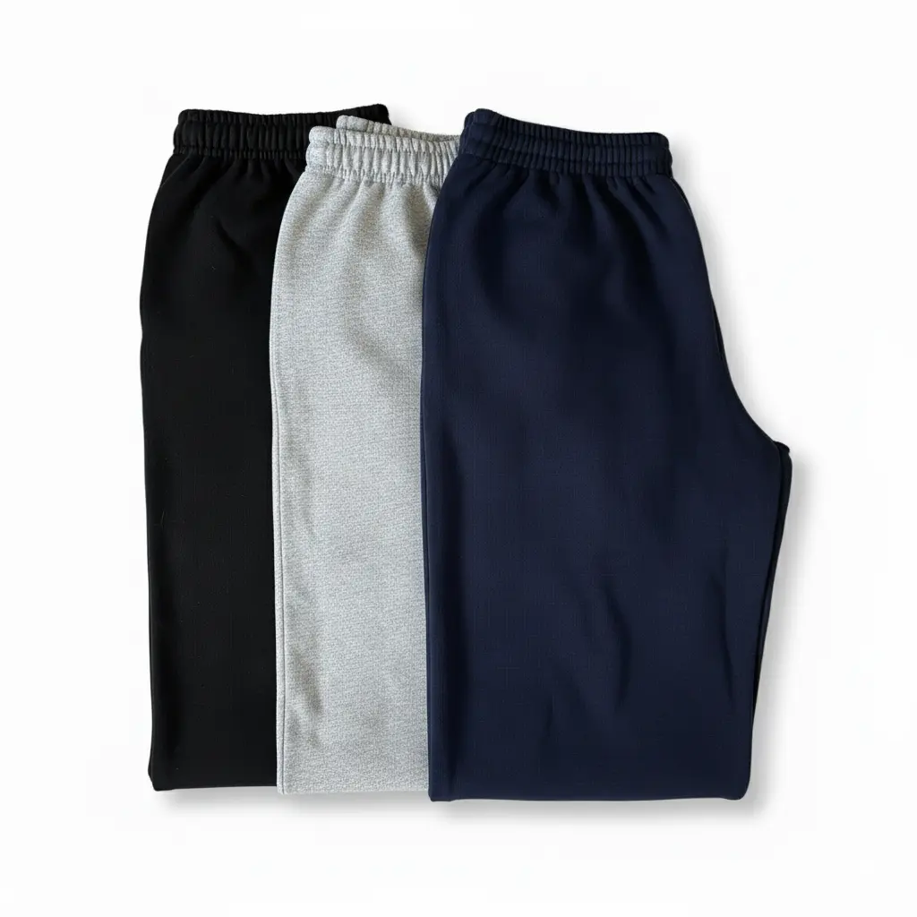 Personalized Embossed Blank Closed Bottom Sweatpants