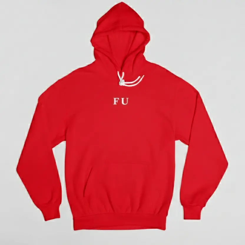 F U - Embossed Puff Hoodie