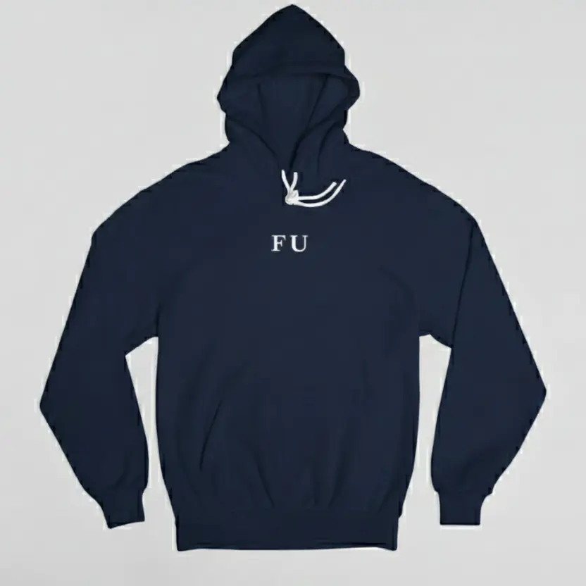 F U - Embossed Puff Hoodie