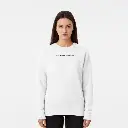 Read face subtitles. - Embossed Puff Sweatshirt