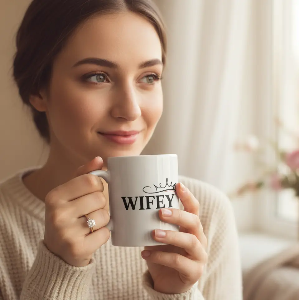 Crowned Wifey Mug