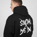 Social Media - Embossed Puff Back Hoodie
