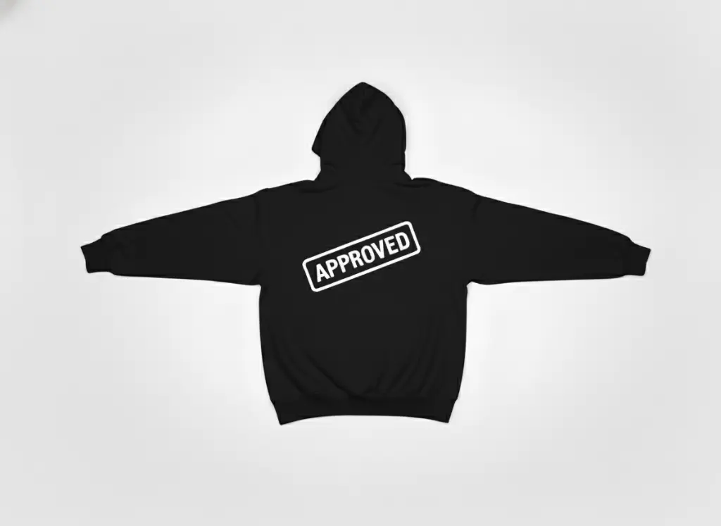 Approved - Embossed Puff Back Hoodie