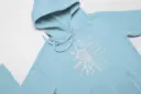 Embossed Snowflake Hoodie