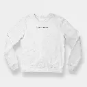 Read face subtitles. - Embossed Puff Sweatshirt