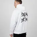 Social Media - Embossed Puff Back Hoodie