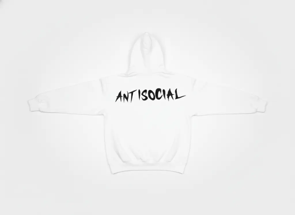 Social Media - Embossed Puff Back Hoodie