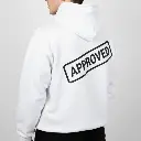 Approved - Embossed Puff Back Hoodie