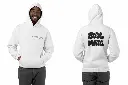 Soul Mate - Embossed Valentines White Hoodie