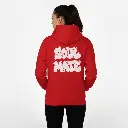 Soul Mate - Embossed Valentines Red Hoodie