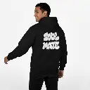 Soul Mate - Embossed Valentines Black Hoodie