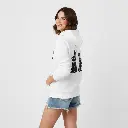 Rabbits - Embossed Easter White Hoodie
