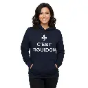 C'est Tiguidou - Embossed Canada Navy Hoodie
