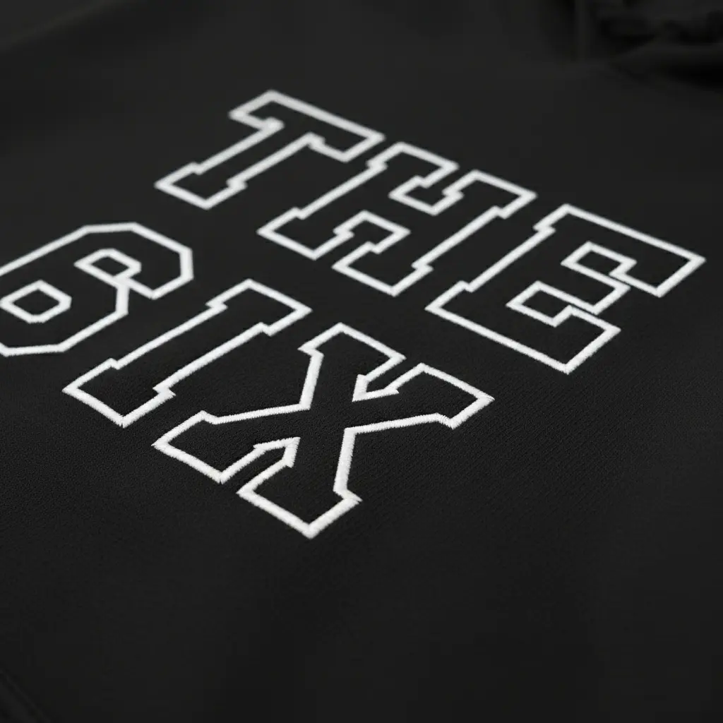 The 6ix - Embossed Canada Black Hoodie